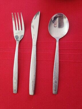 Vintage 3pc Silverware Set United Airlines